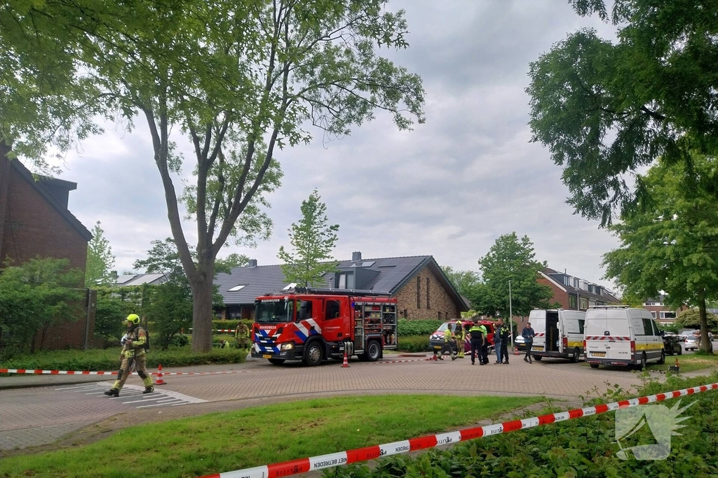 Gaslekkage leidt tot grote brandweeractie