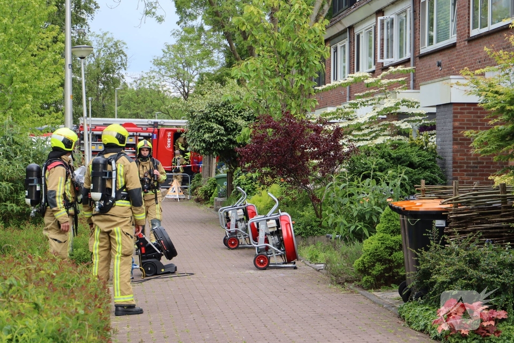 Gaslekkage leidt tot grote brandweeractie