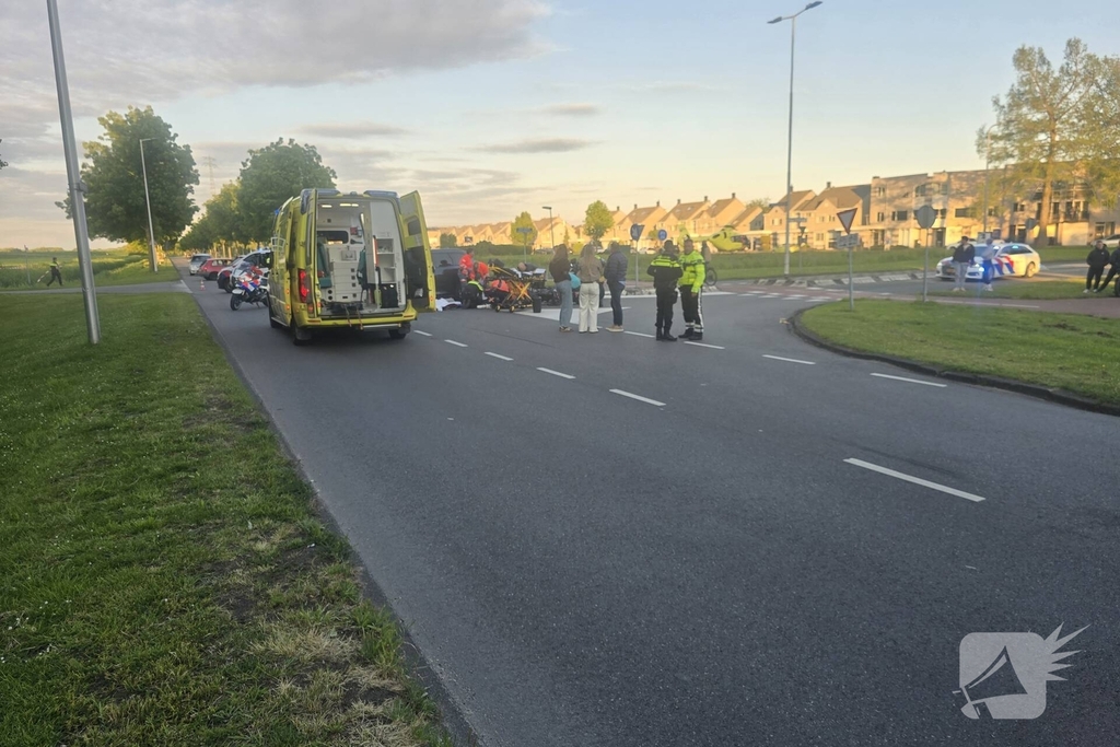 Motorrijder zwaargewond na verkeersongeval