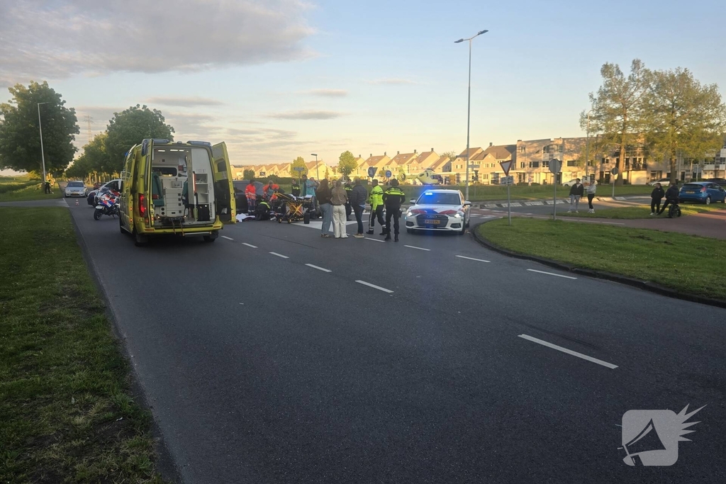 Motorrijder zwaargewond na verkeersongeval