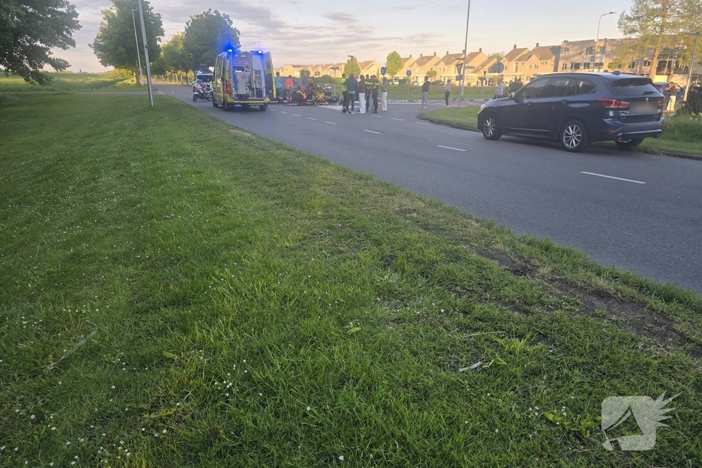 Motorrijder zwaargewond na verkeersongeval
