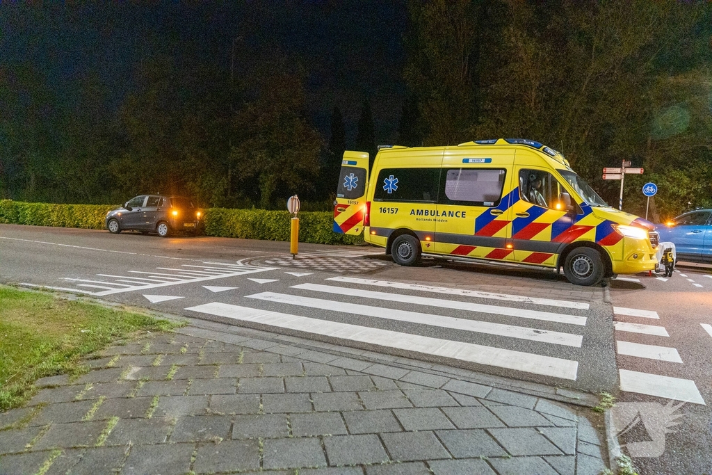 Fietser gewond bij aanrijding met auto