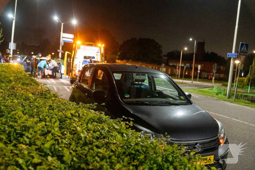 Fietser gewond bij aanrijding met auto