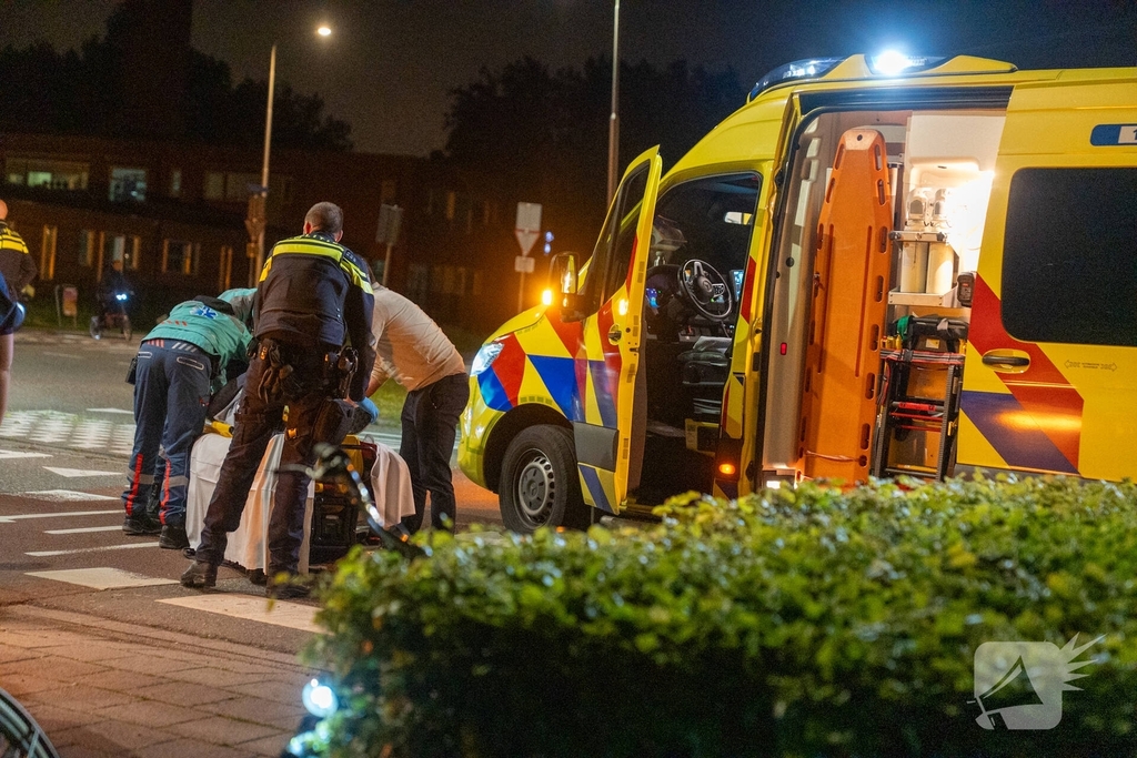 Fietser gewond bij aanrijding met auto