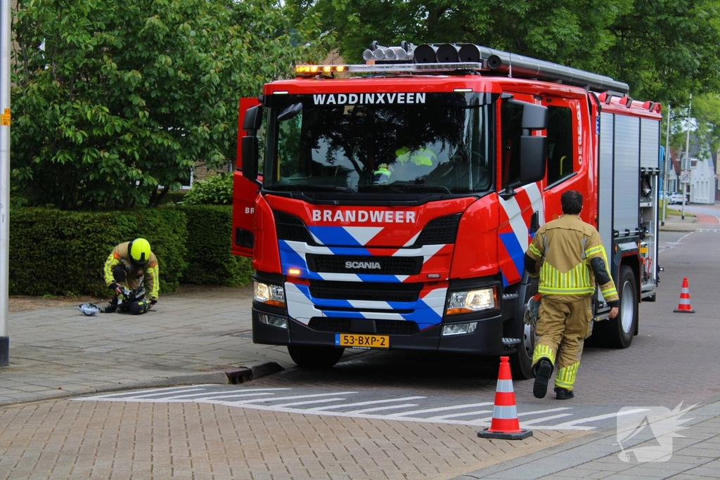 Brand in achtertuin geblust