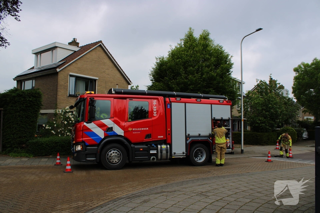 Brand in achtertuin geblust