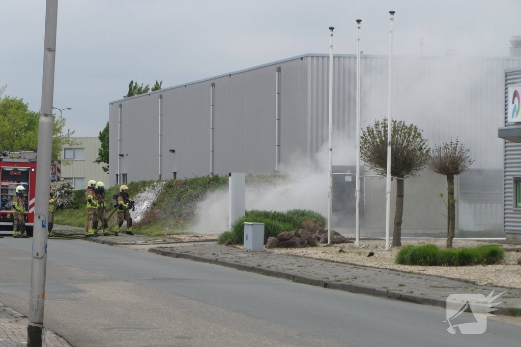 Sportschool ontruimd wegens brand in transformatorhuis
