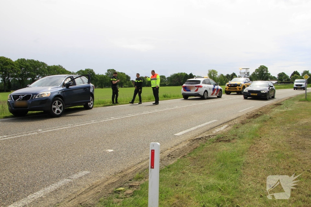 Bestuurder raakt van de weg na black-out