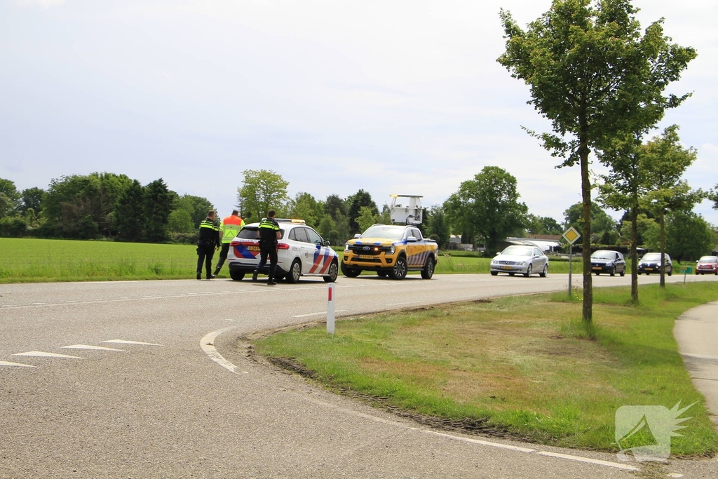 Bestuurder raakt van de weg na black-out