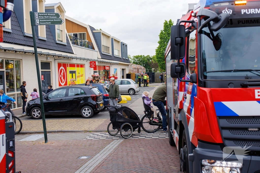 Brand in magazijn van Albert Heijn leidt tot ontruiming