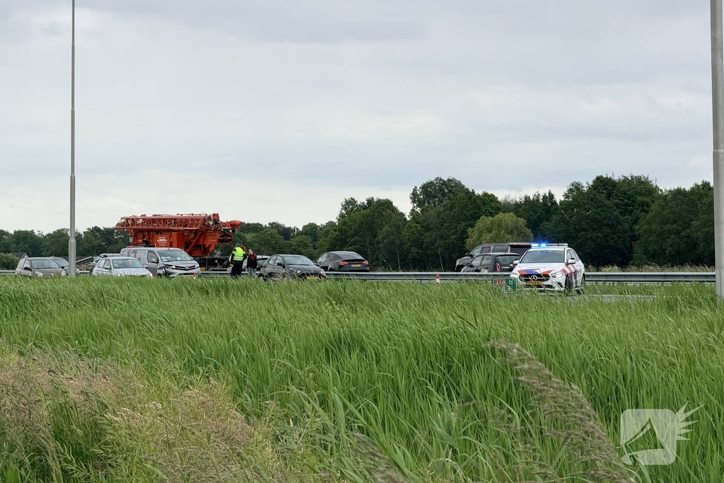Kopstaartaanrijding leidt tot lange files