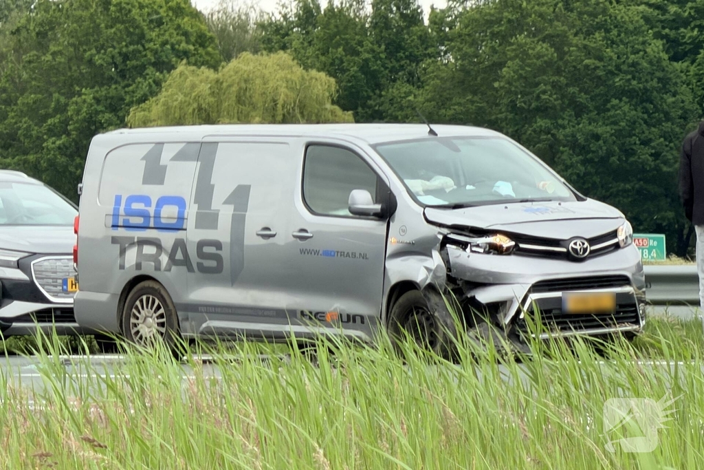 Kopstaartaanrijding leidt tot lange files