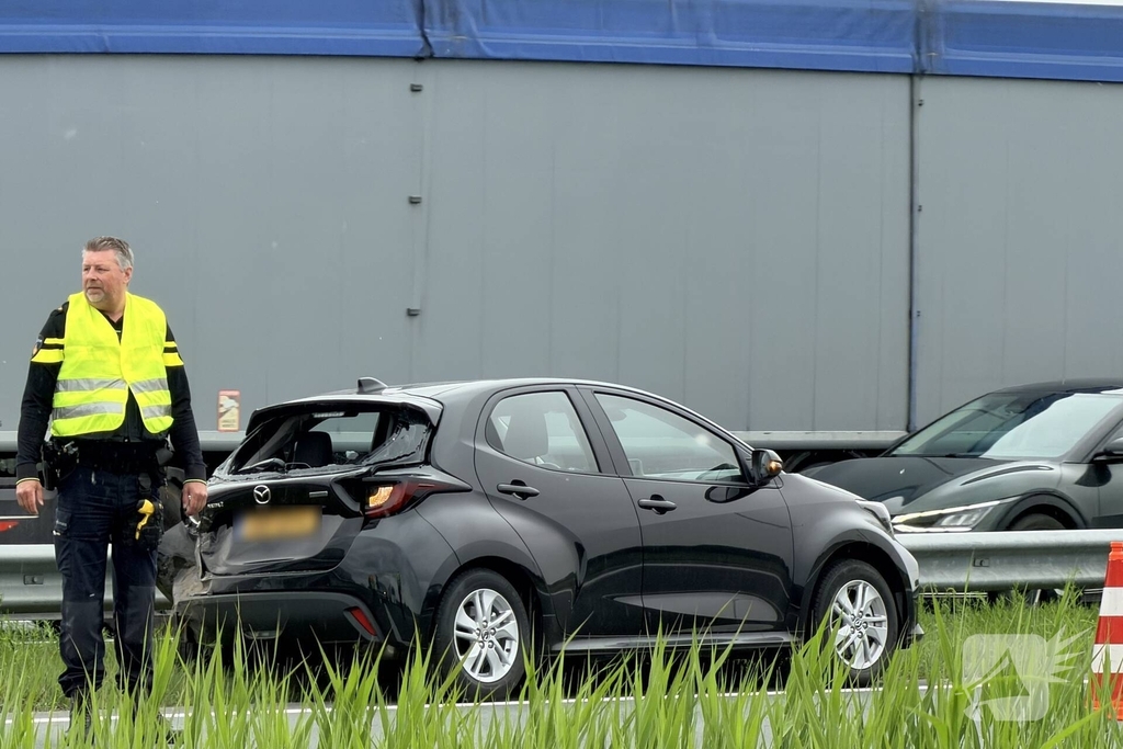 Kopstaartaanrijding leidt tot lange files
