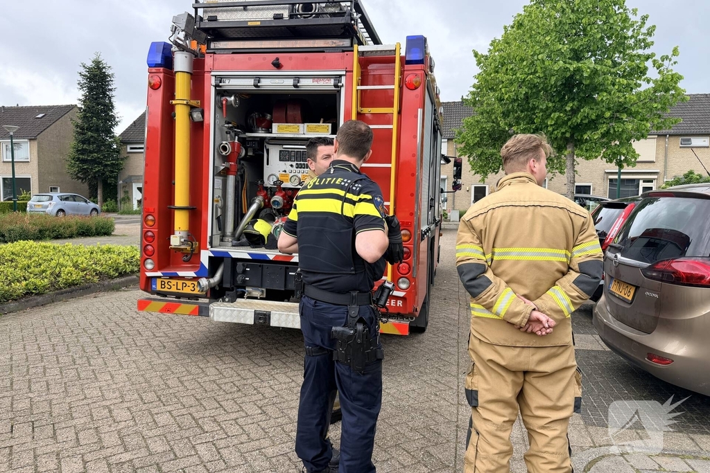 Woningbrand in Sint-Oedenrode veroorzaakt rookontwikkeling