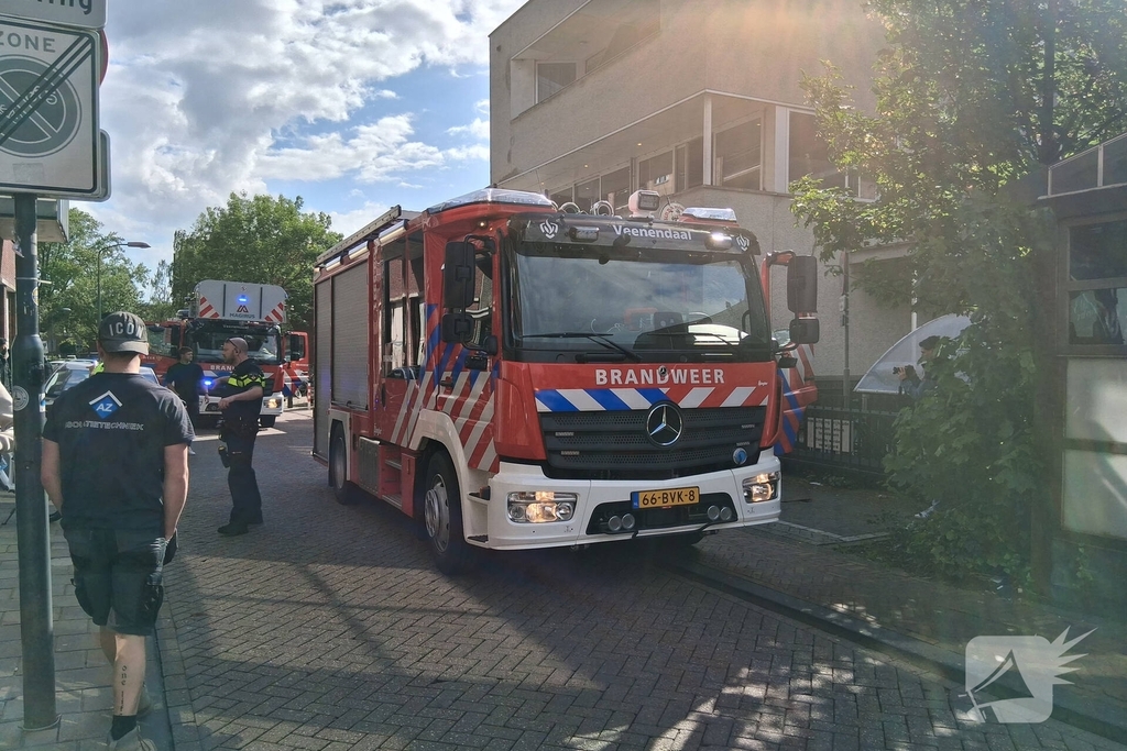 Brand in woning leidt tot brandwonden