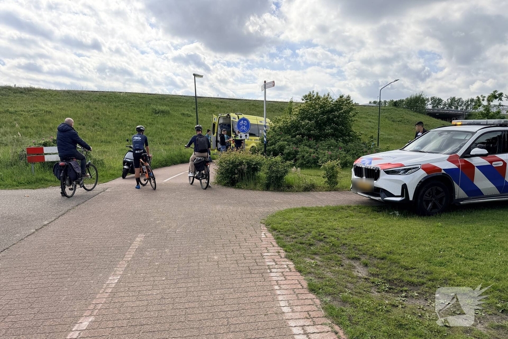 Fietser raakte gewond bij aanrijding