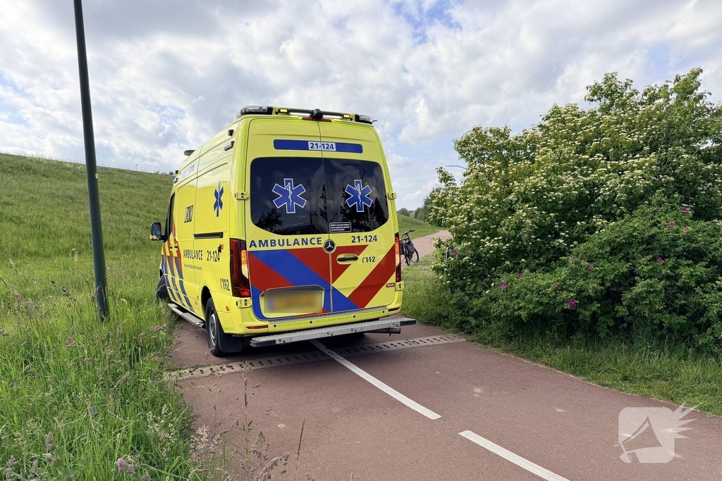 Fietser raakte gewond bij aanrijding