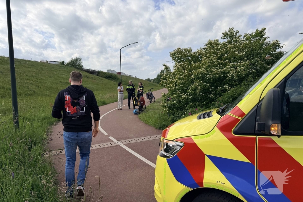 Fietser raakte gewond bij aanrijding