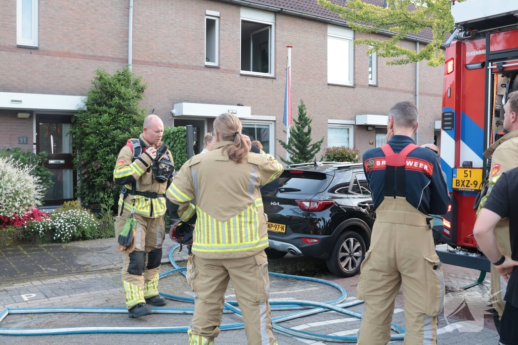 Keukenbrand in woning snel geblust
