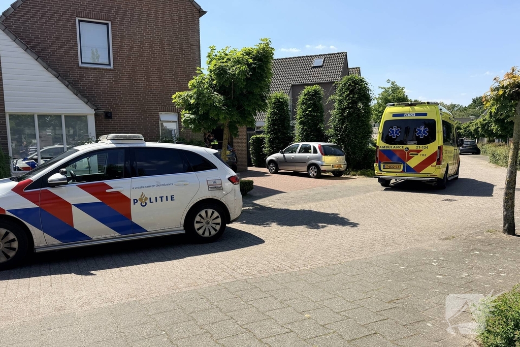 Brand door gesmolten pan veroorzaakt