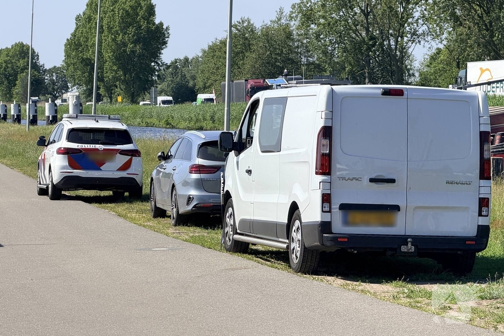 Ongeval tussen bestelbussen zonder gewonden