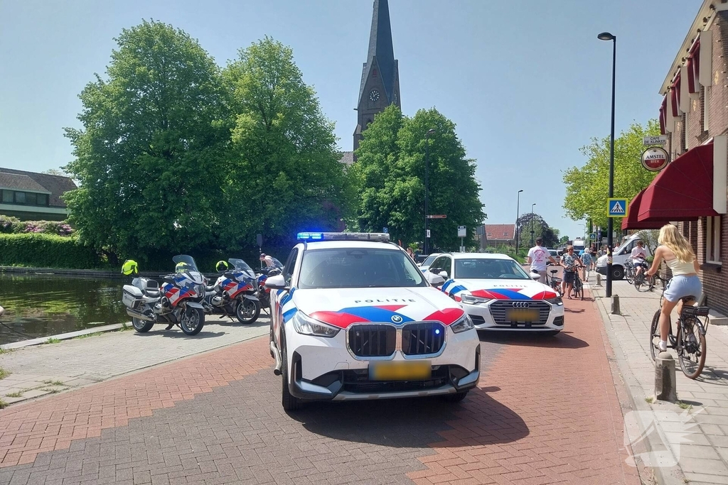 Traumateam en veel politie ingezet na ongeval met wielrenner