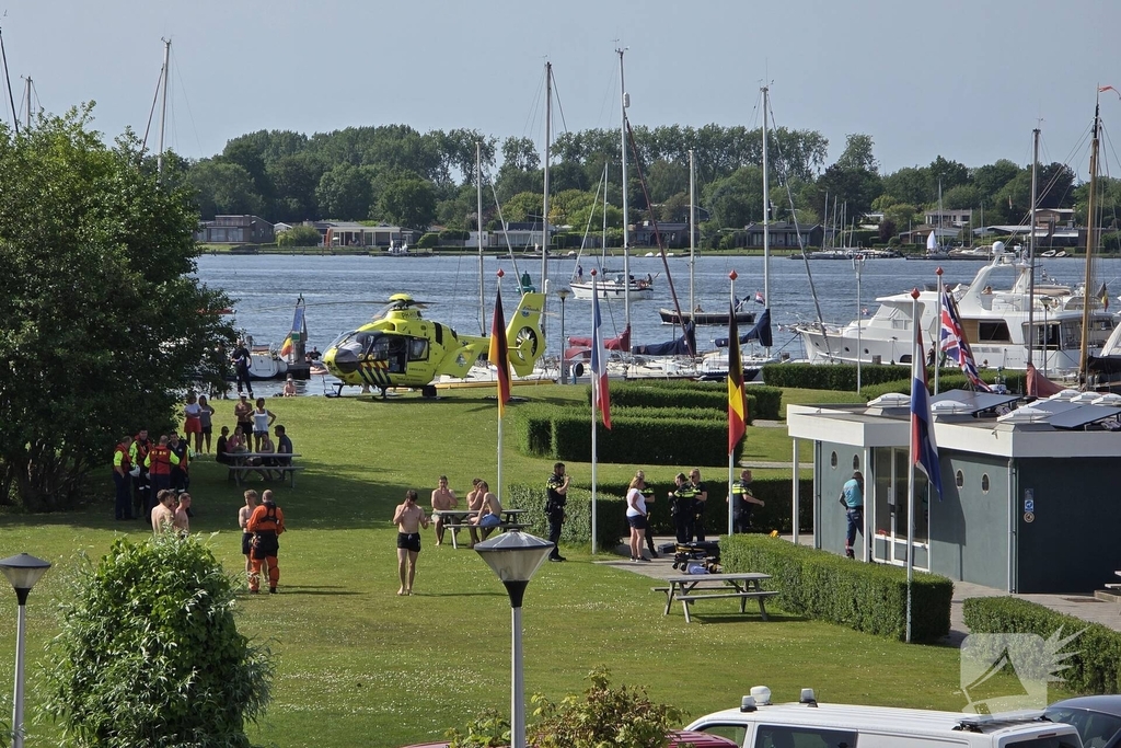 Spectaculaire reddingsactie na ongeval op het water