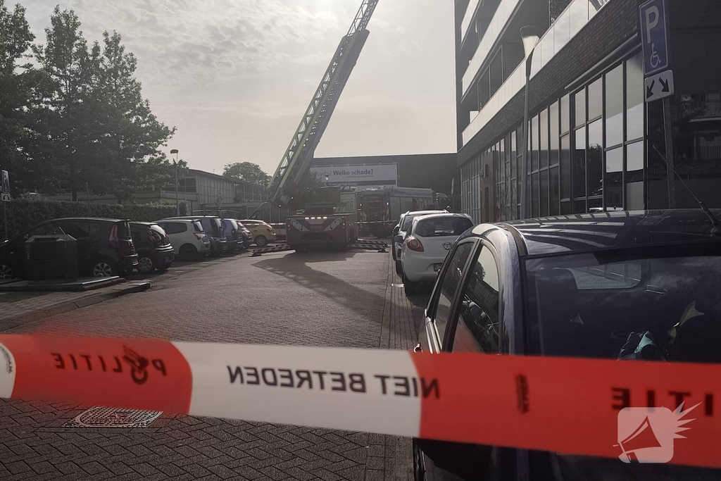 Brand in winkel leidt tot ontruiming
