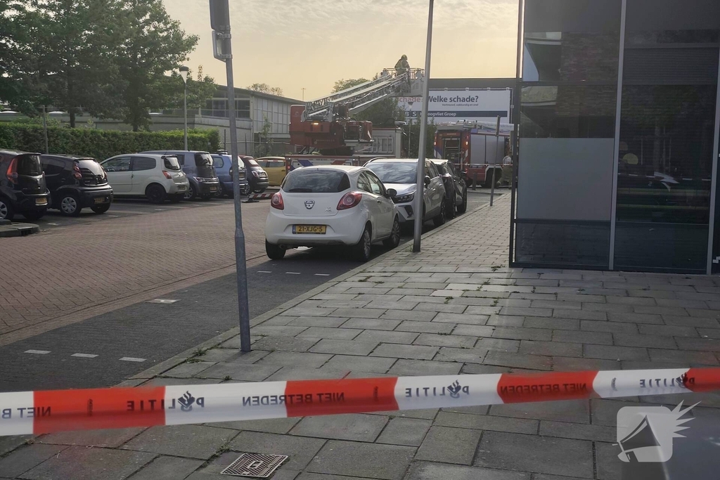 Brand in winkel leidt tot ontruiming