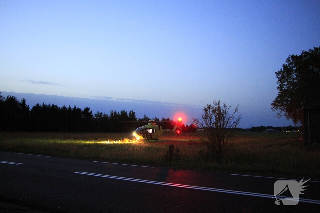 Ernstig ongeval met bestelbus resulteert in gewonde