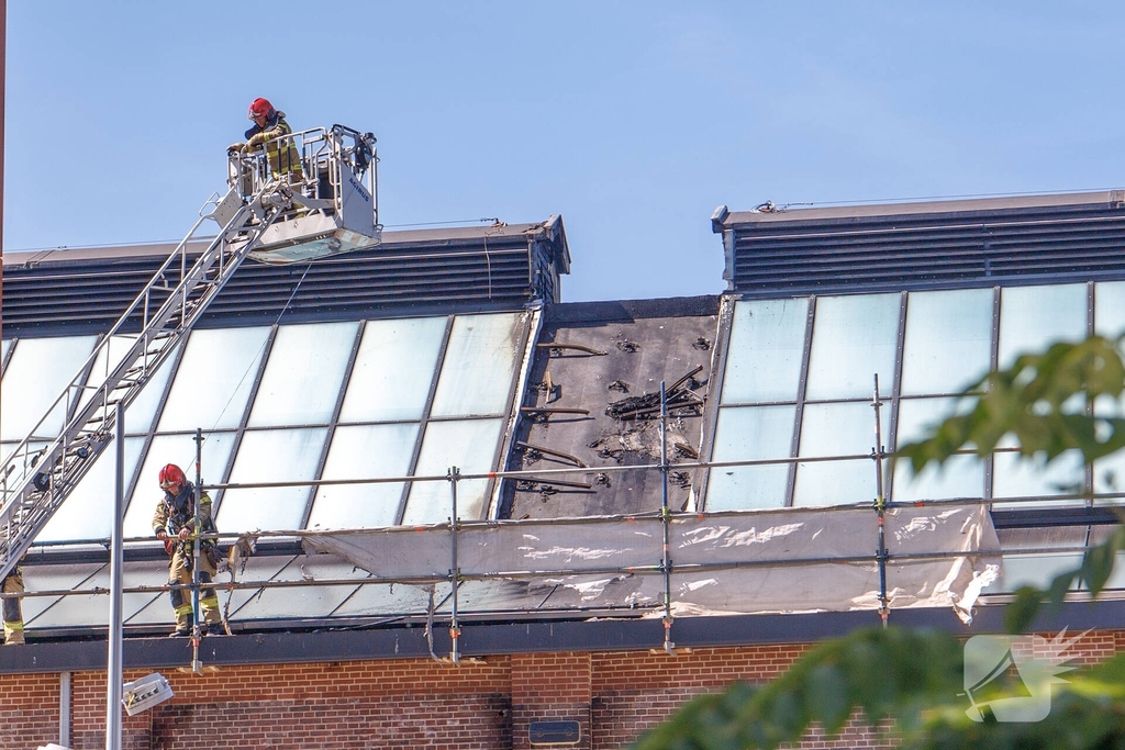 Brand in sportfaciliteit door hitte