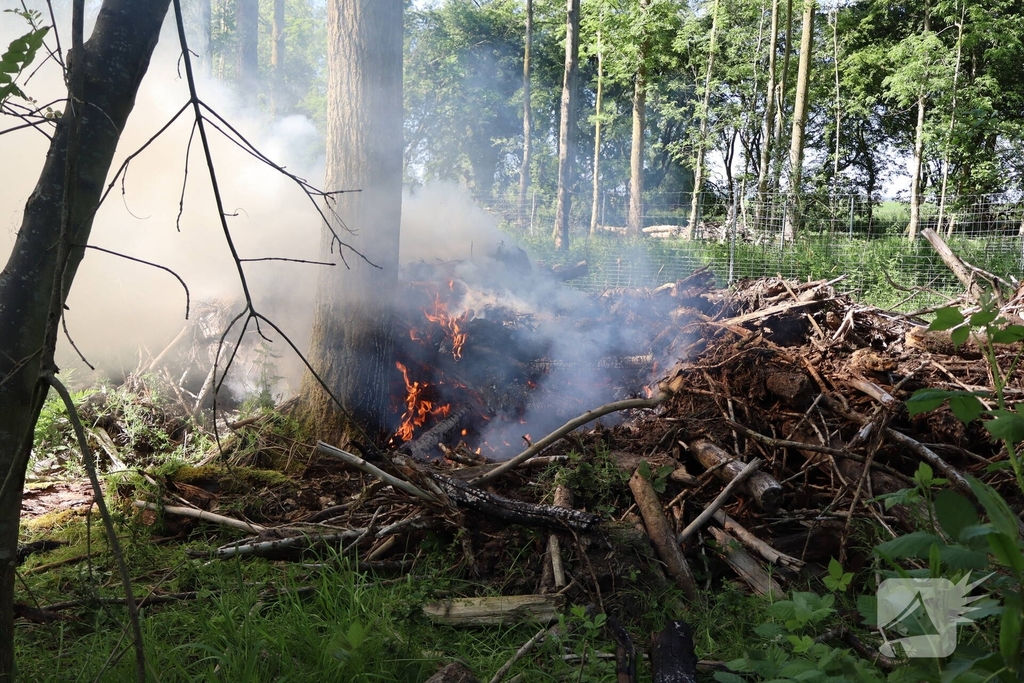 Twee branden in bosgebied geblust