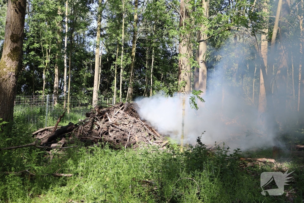 Twee branden in bosgebied geblust