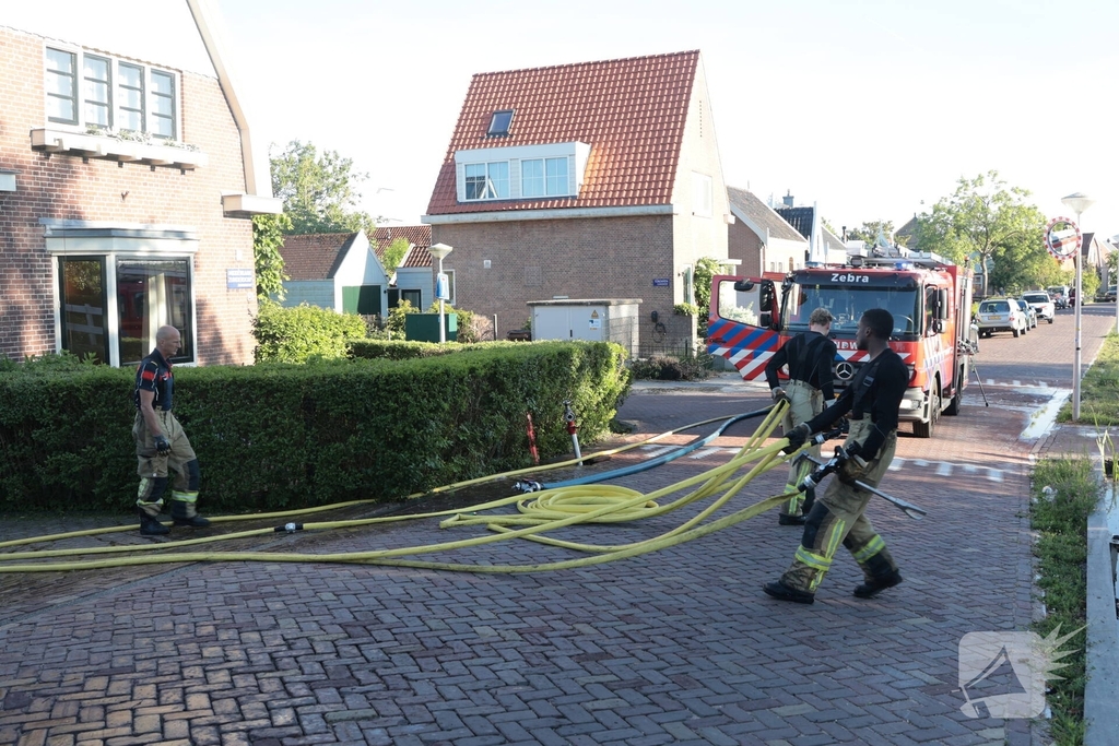 Bewoner nagekeken na brand in woning