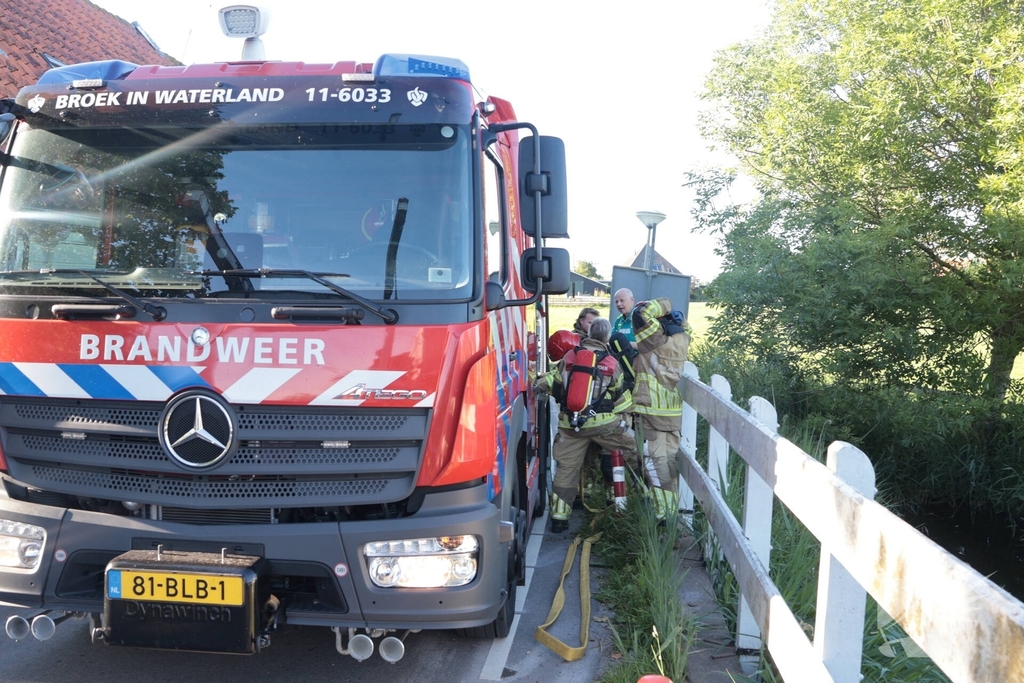 Bewoner nagekeken na brand in woning