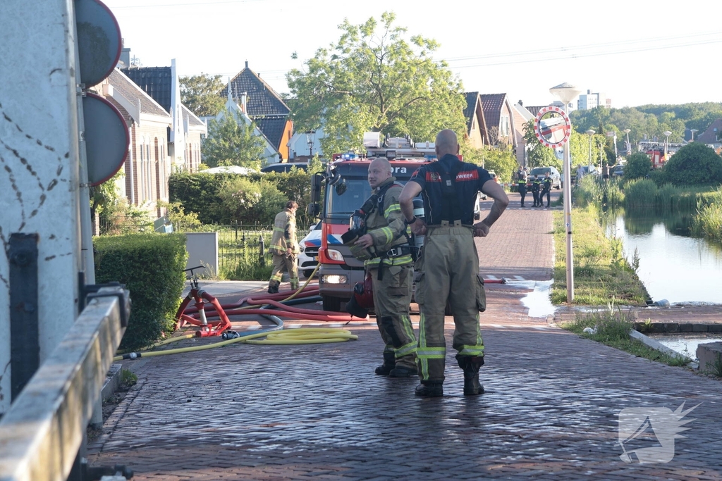 Bewoner nagekeken na brand in woning