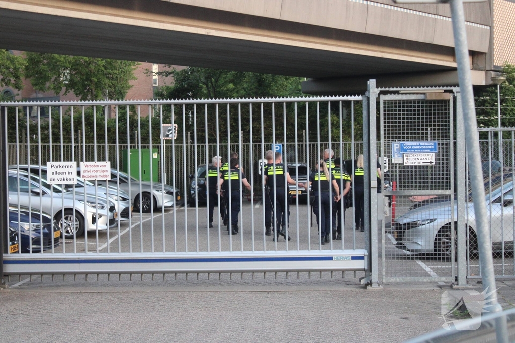 Politie bemiddelt tijdens protest