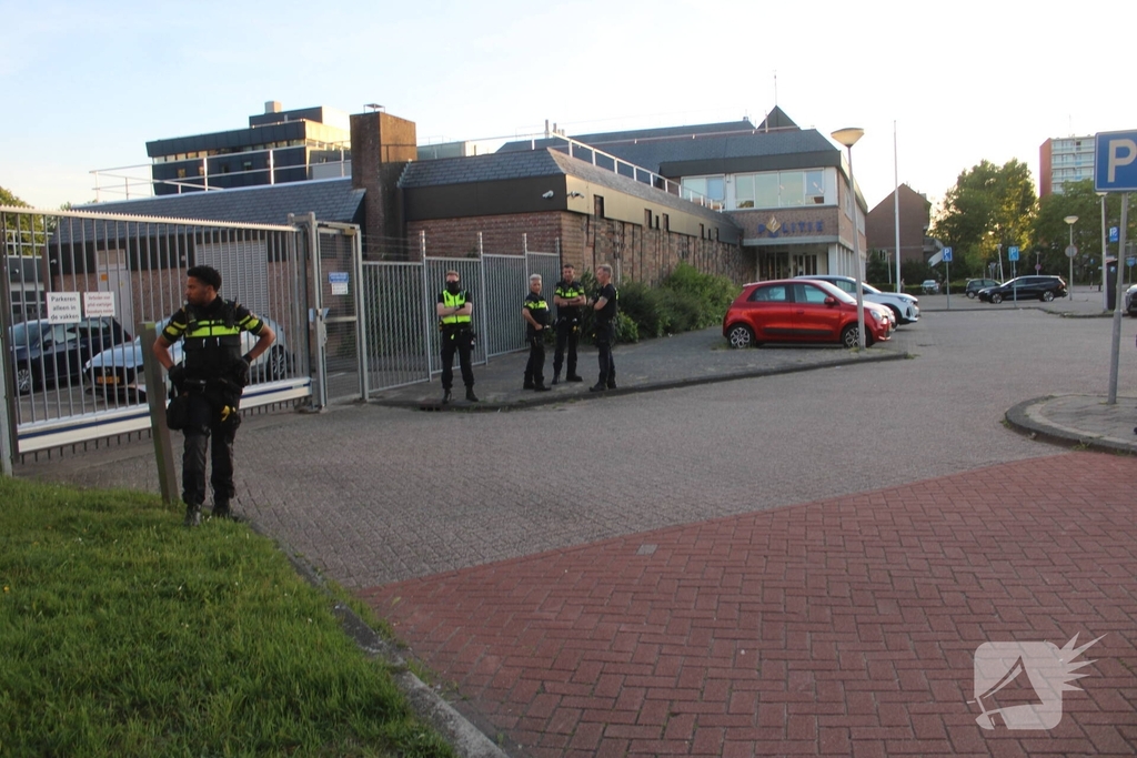 Politie bemiddelt tijdens protest