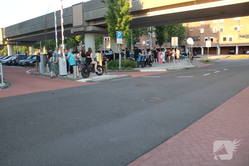 Politie bemiddelt tijdens protest