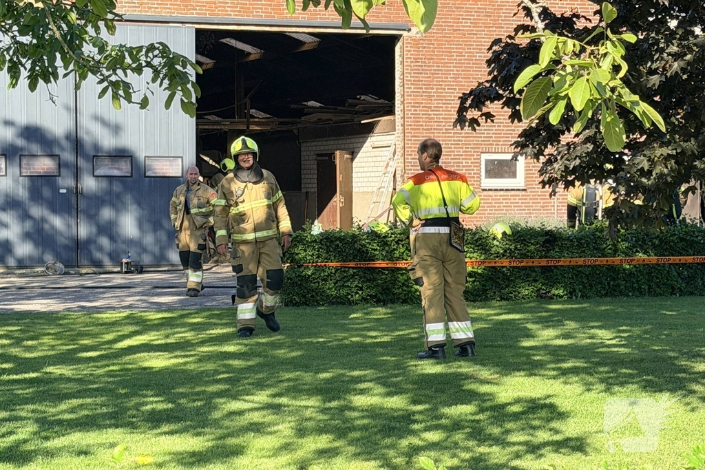 Brand in koeienstal zonder gewonden
