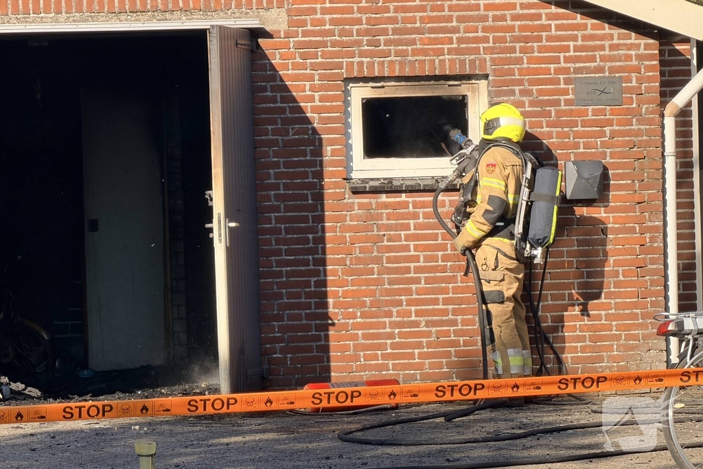 Brand in koeienstal zonder gewonden