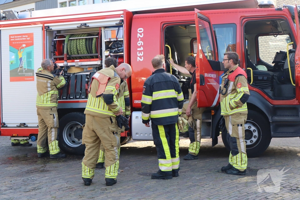 Brandweer snel ter plaatse bij buitenbrand
