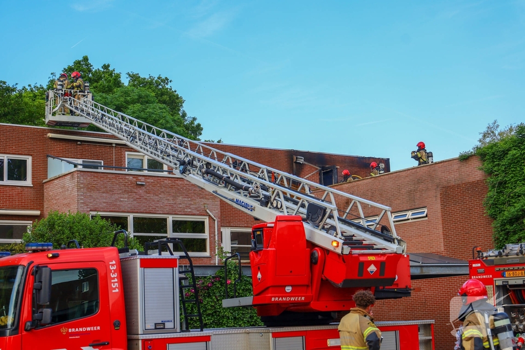 Woningbrand op bovenverdieping geblust
