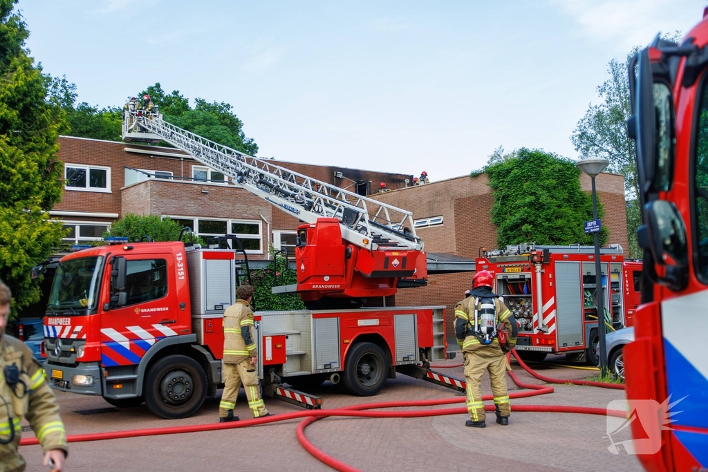 Woningbrand op bovenverdieping geblust