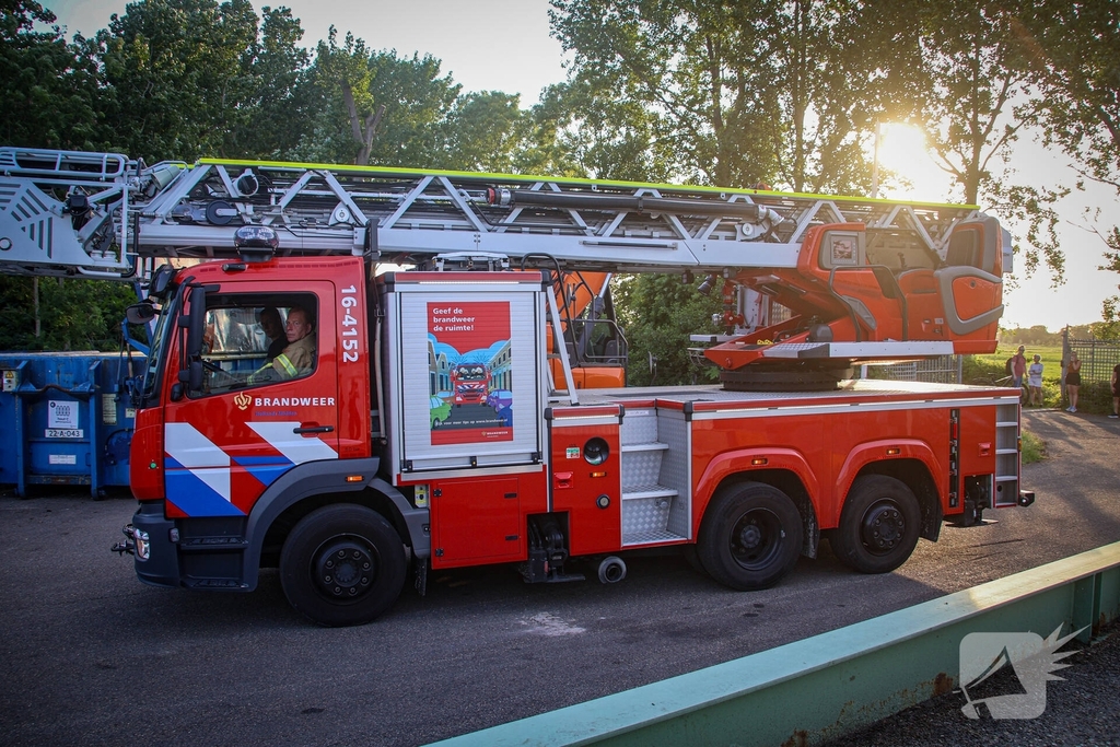 Brand in chemisch depot op gemeentewerf