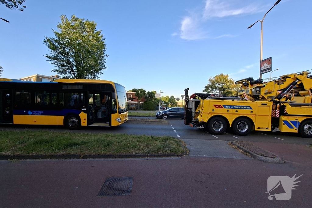 Defecte bus veroorzaakt verkeersstremming