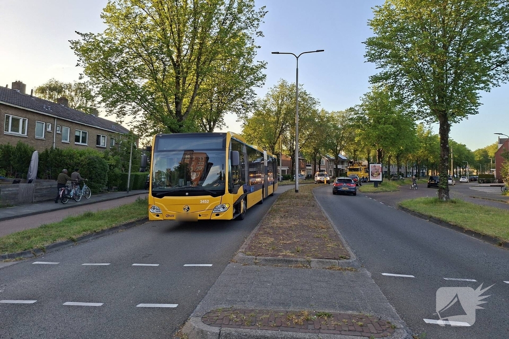 Defecte bus veroorzaakt verkeersstremming