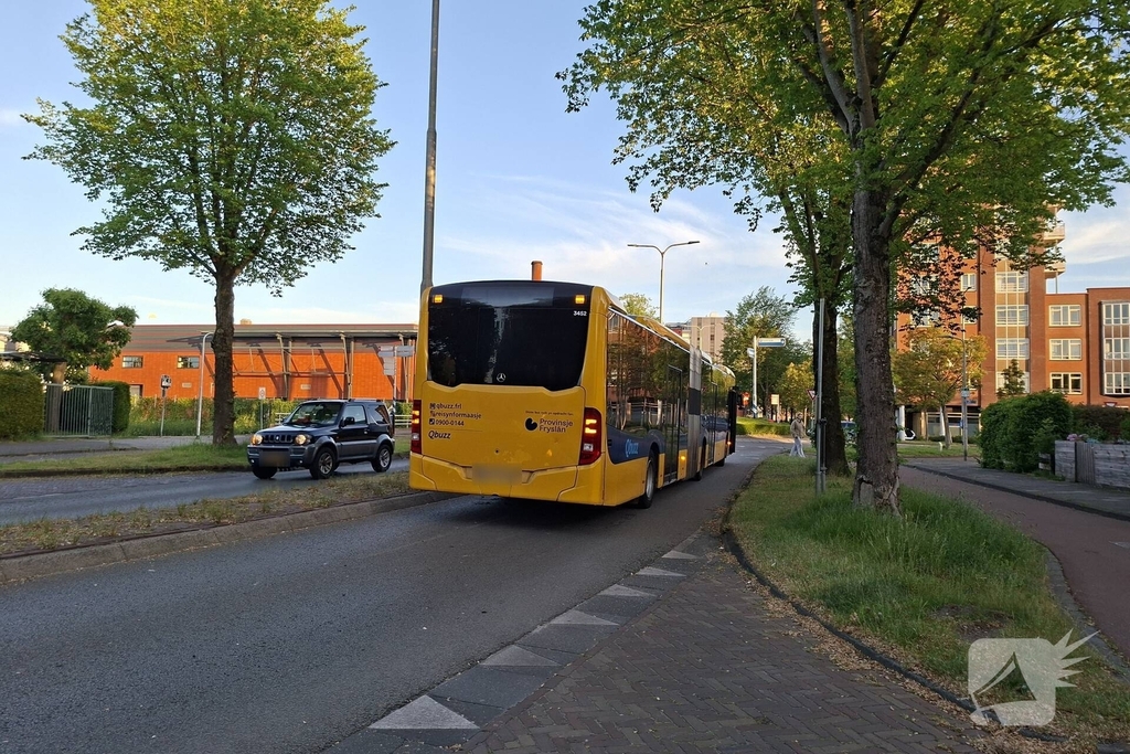 Defecte bus veroorzaakt verkeersstremming