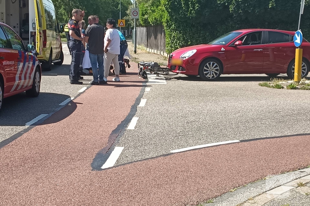 Fietser aangereden door automobilist