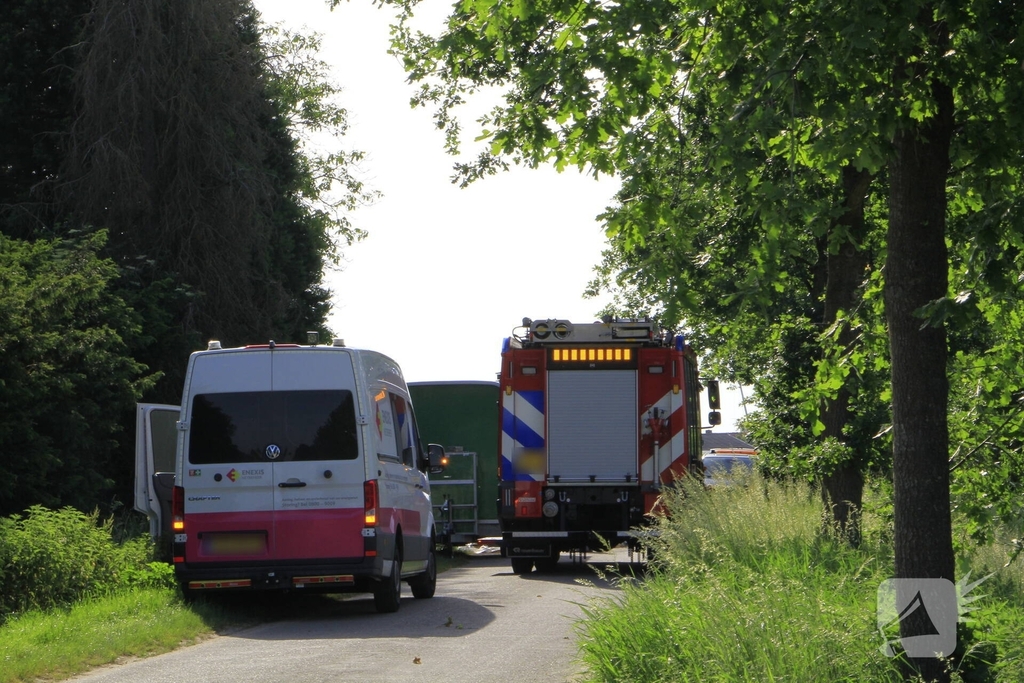 Gasleiding beschadigd bij graafwerkzaamheden